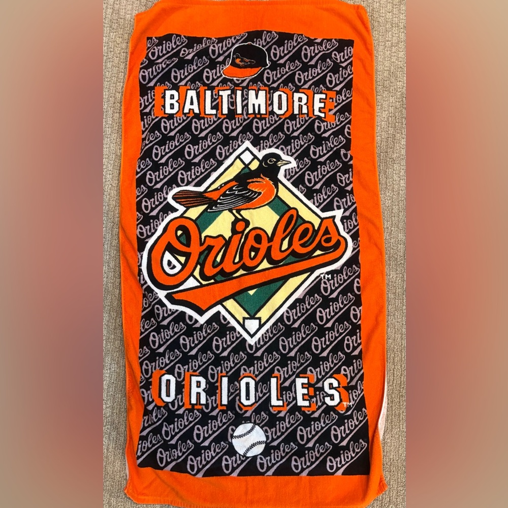 Baltimore Orioles Vintage Beach Towel